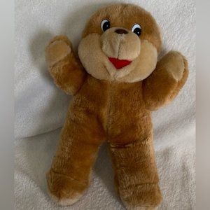 Vintage 1986  Shoneys Bear plush Brown Stuffed Animal Western Publishing Co. 10”